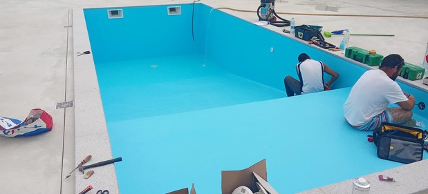 Projeto de renovação com tela armada